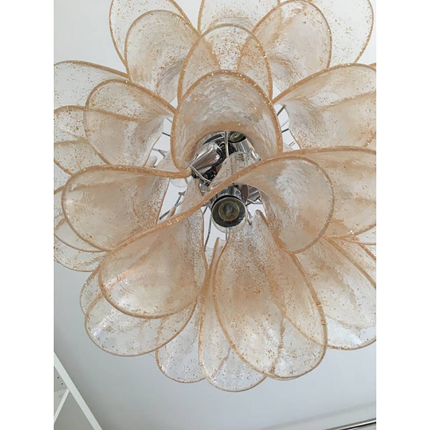 Italian Gold Selle Murano Glass Candlestick