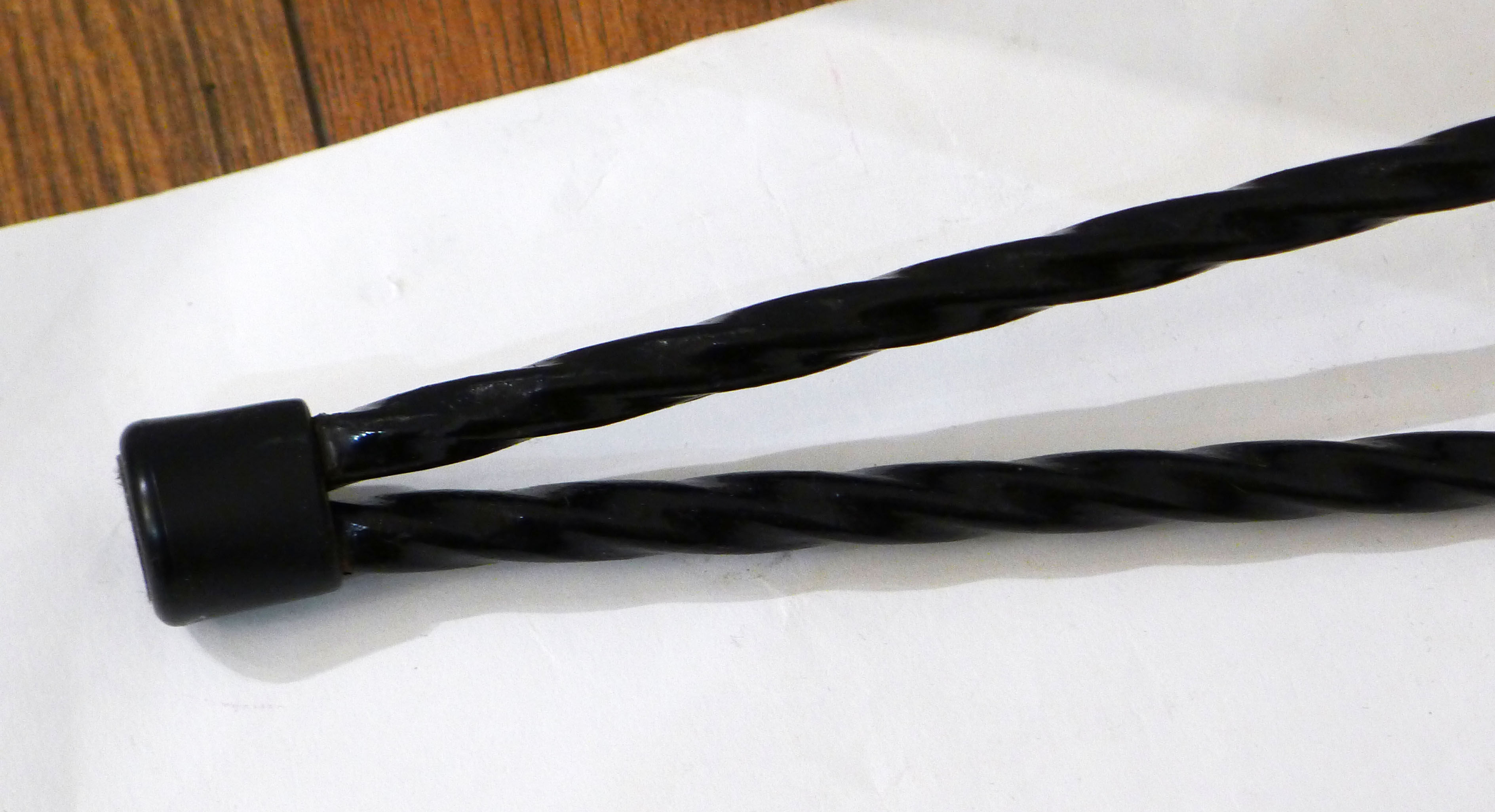 Mosaic and wrought iron side table, compass feet