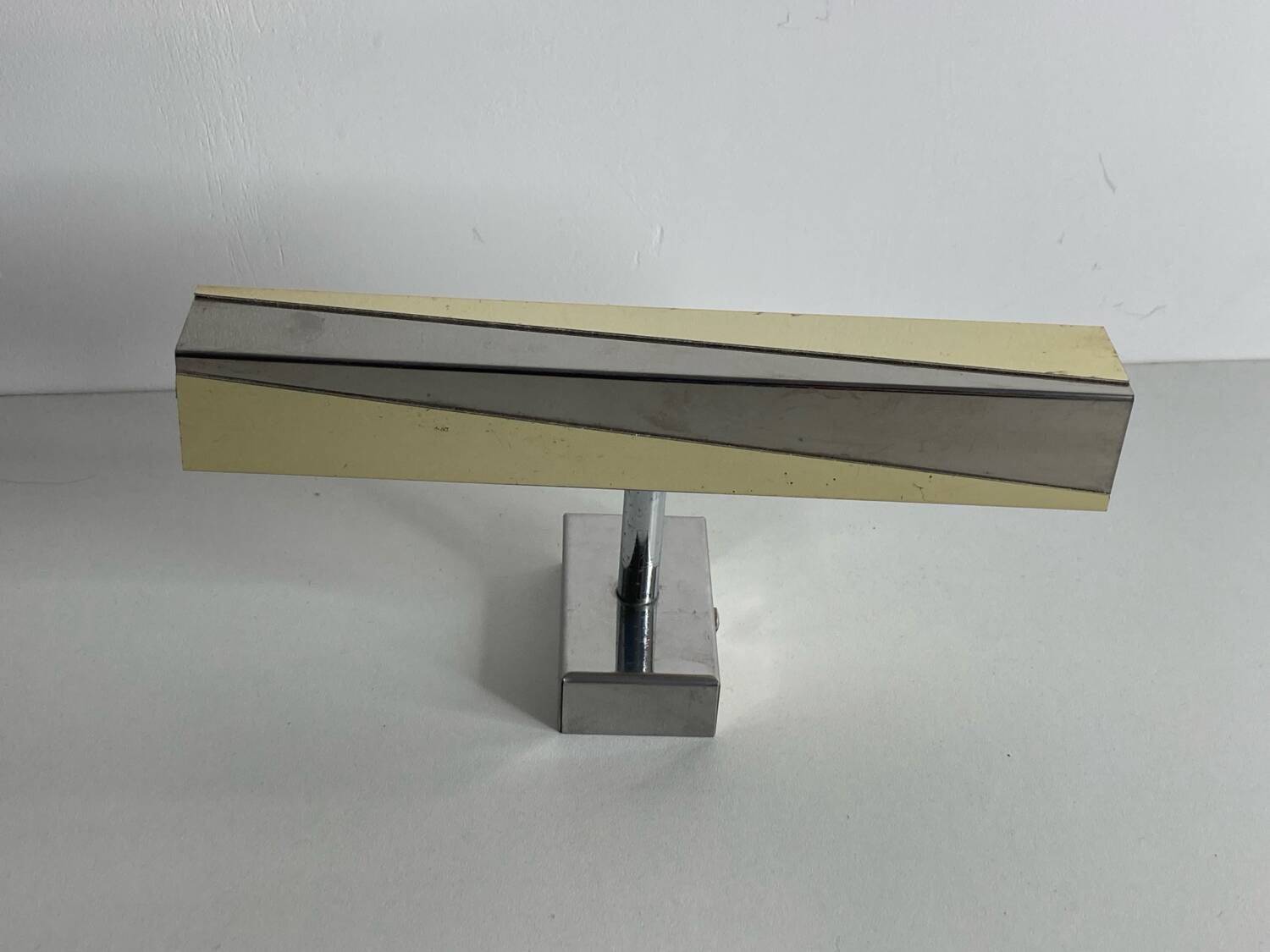 80s metal wall lights