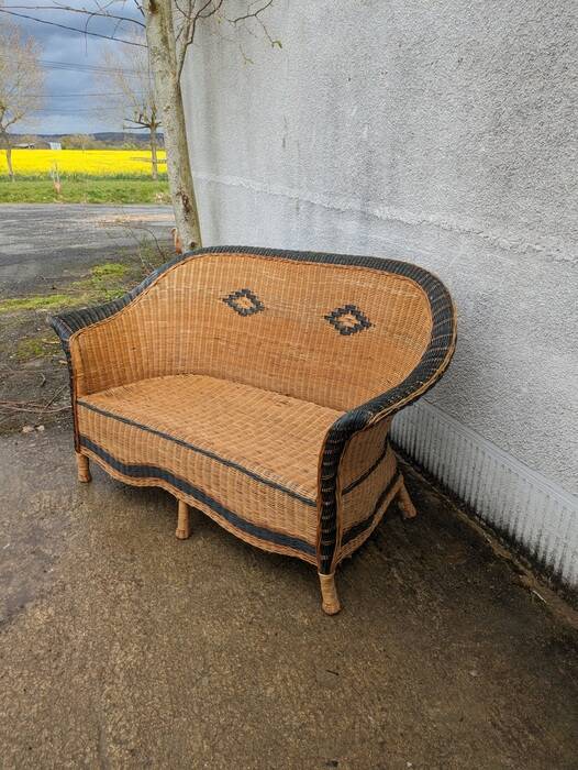 Wicker sofa