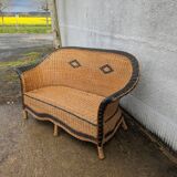 Wicker sofa