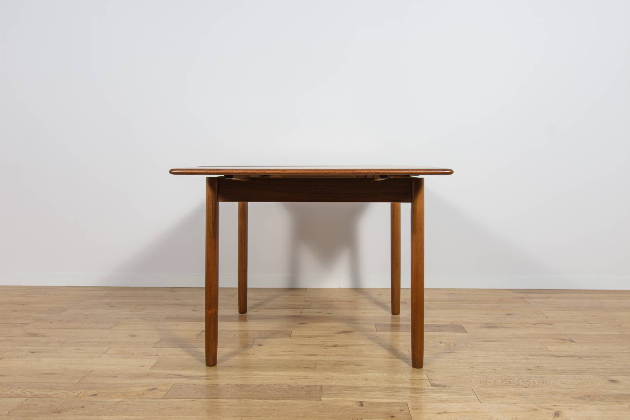 Mid-Century Square Extendable Teak Dining Table, Denmark, 1960s