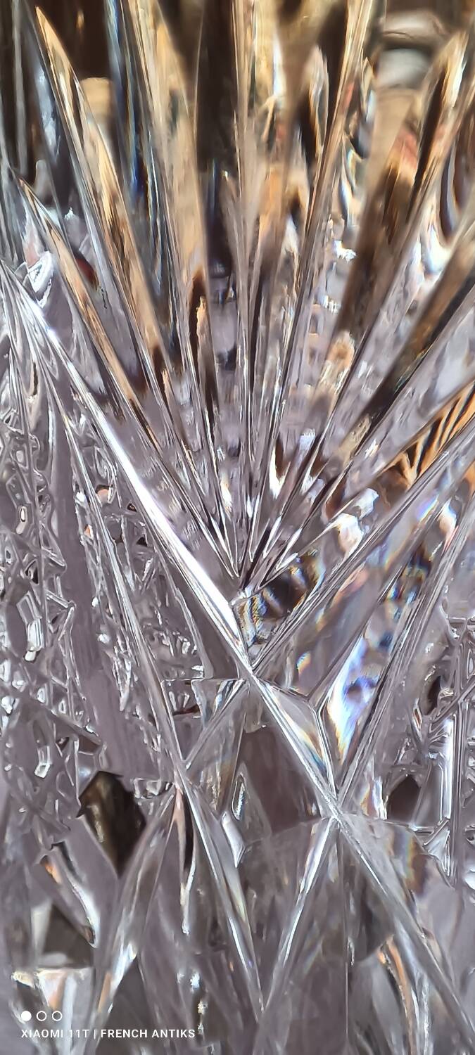 Saint Louis crystal candlestick, Florence model