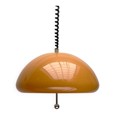 Suspension Cabras Space Age du Milieu du Siècle par Luigi Massoni pour Guzzini, années 1960