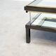 Rare Maison Jansen (attr.) sliding coffee table with bottle holder