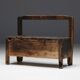 Banc Coffre Primitif Wabi Sabi, France, 19ème Siècle