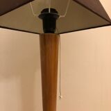 Vintage wooden foot lamp