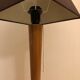 Vintage wooden foot lamp
