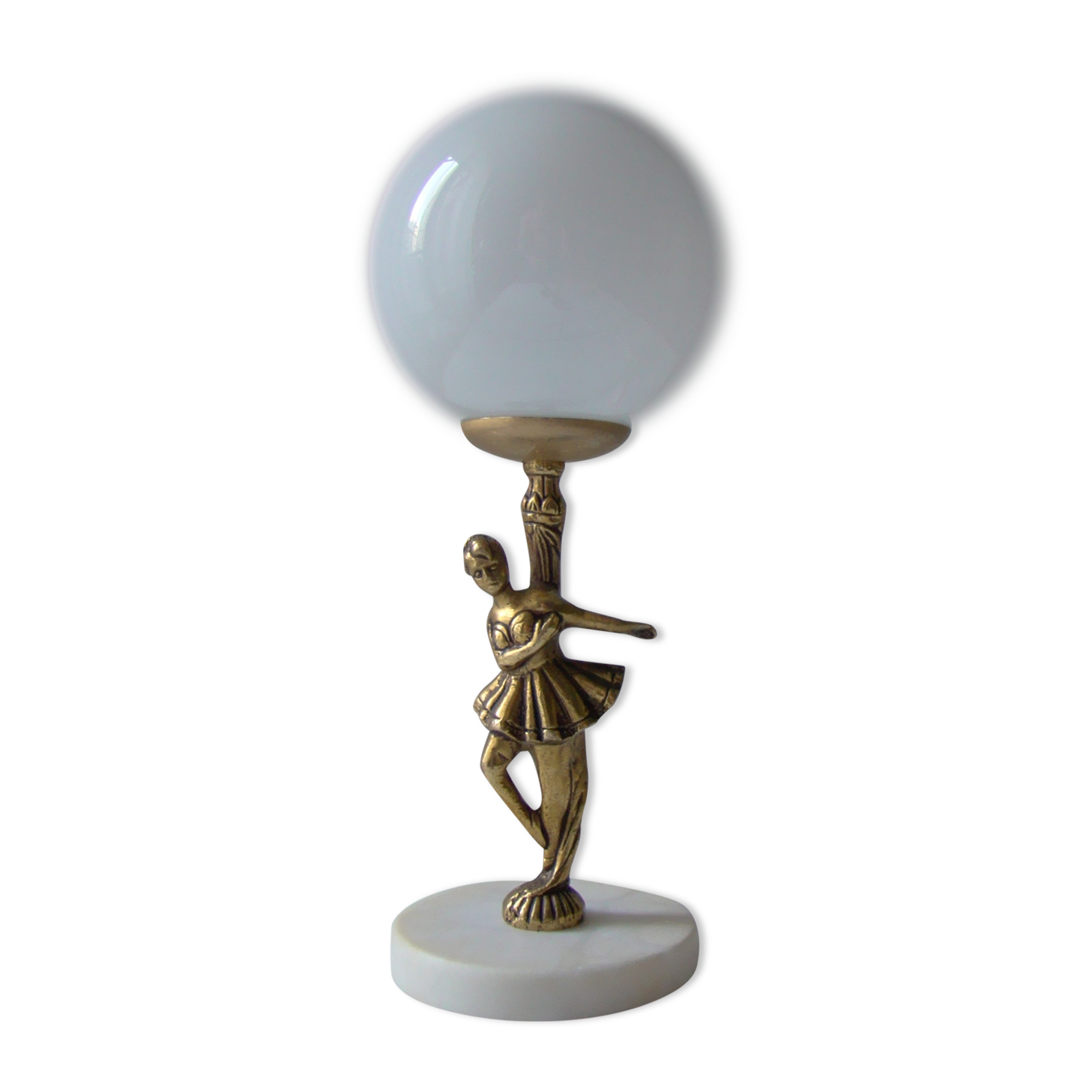Charming vintage lamp dancer