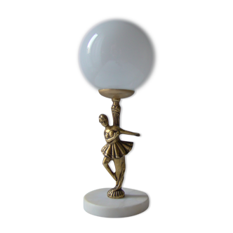 Lampe vintage charmante danseuse