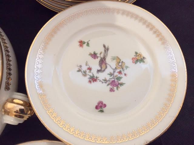 Table set Emaux de Limoges