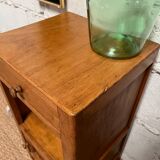Honey bedside table from the 50s