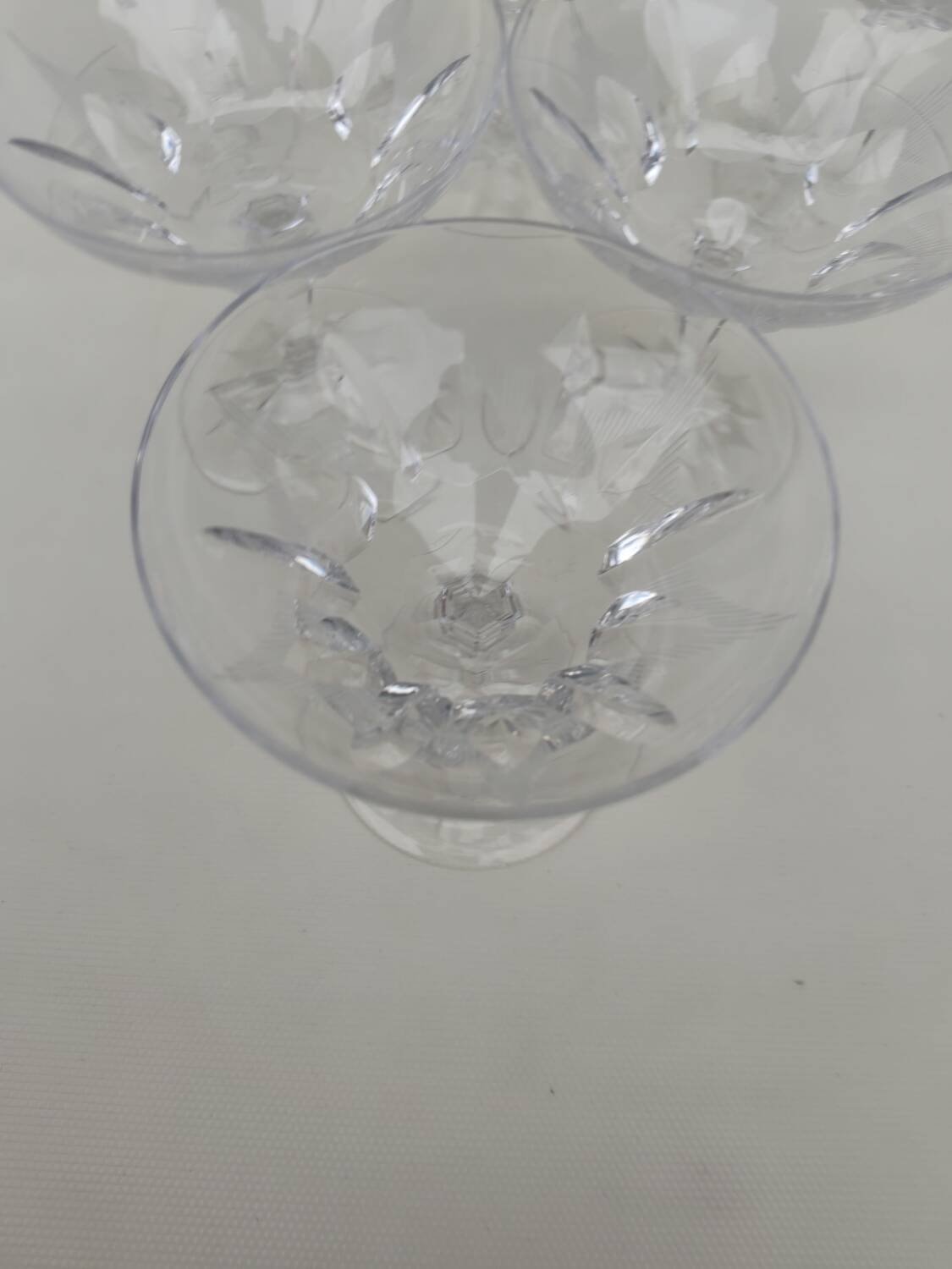 6 Villeroy & Boch crystal champagne glasses, Parzival model