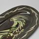 Glazed ceramic plate, Menelika, Switzerland, circa 1950