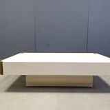 Vintage coffee table attributed to Willy Rizzo, 1970s.