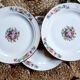 Lot of 6 vintage dessert plates