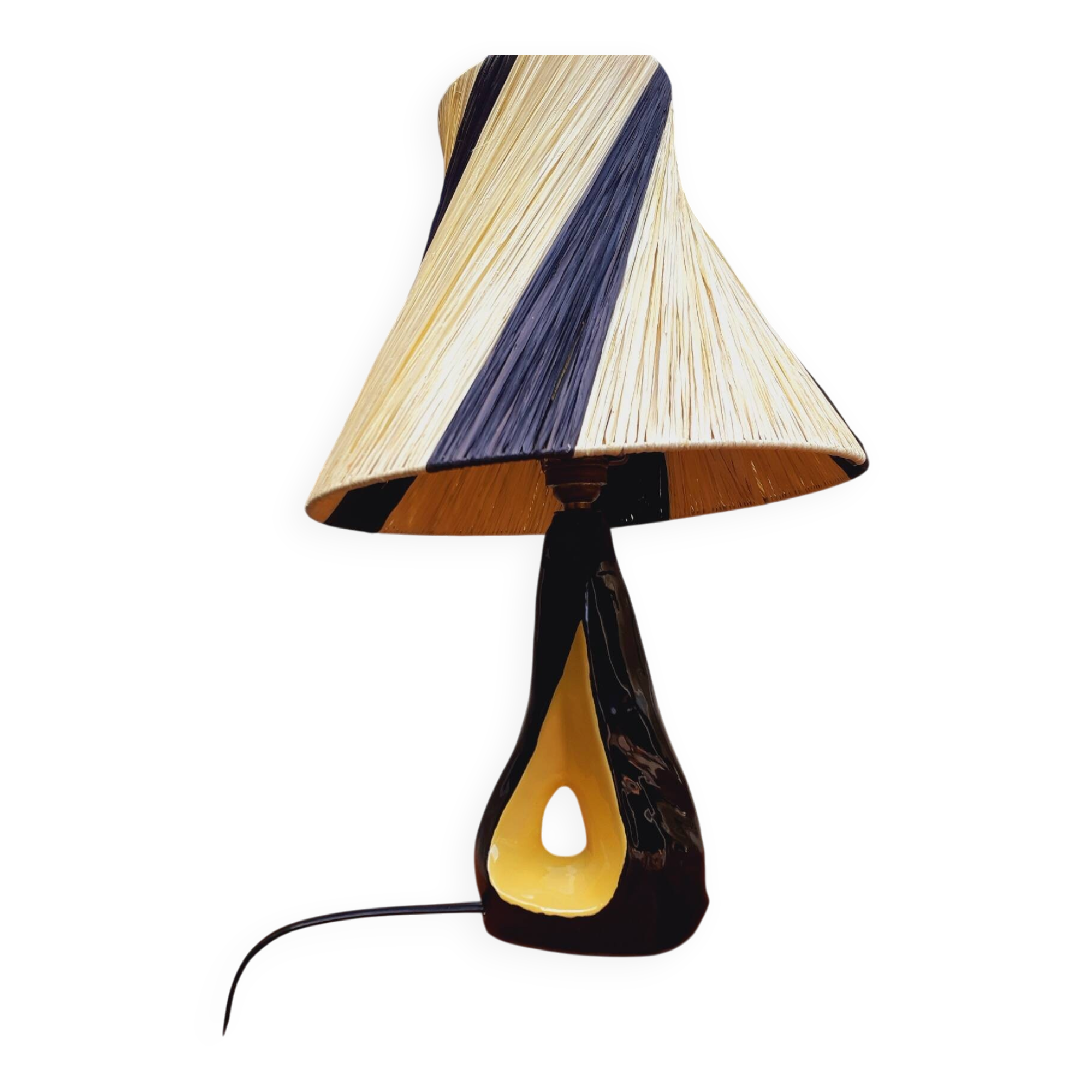 Ceramic lamp from the 1960s