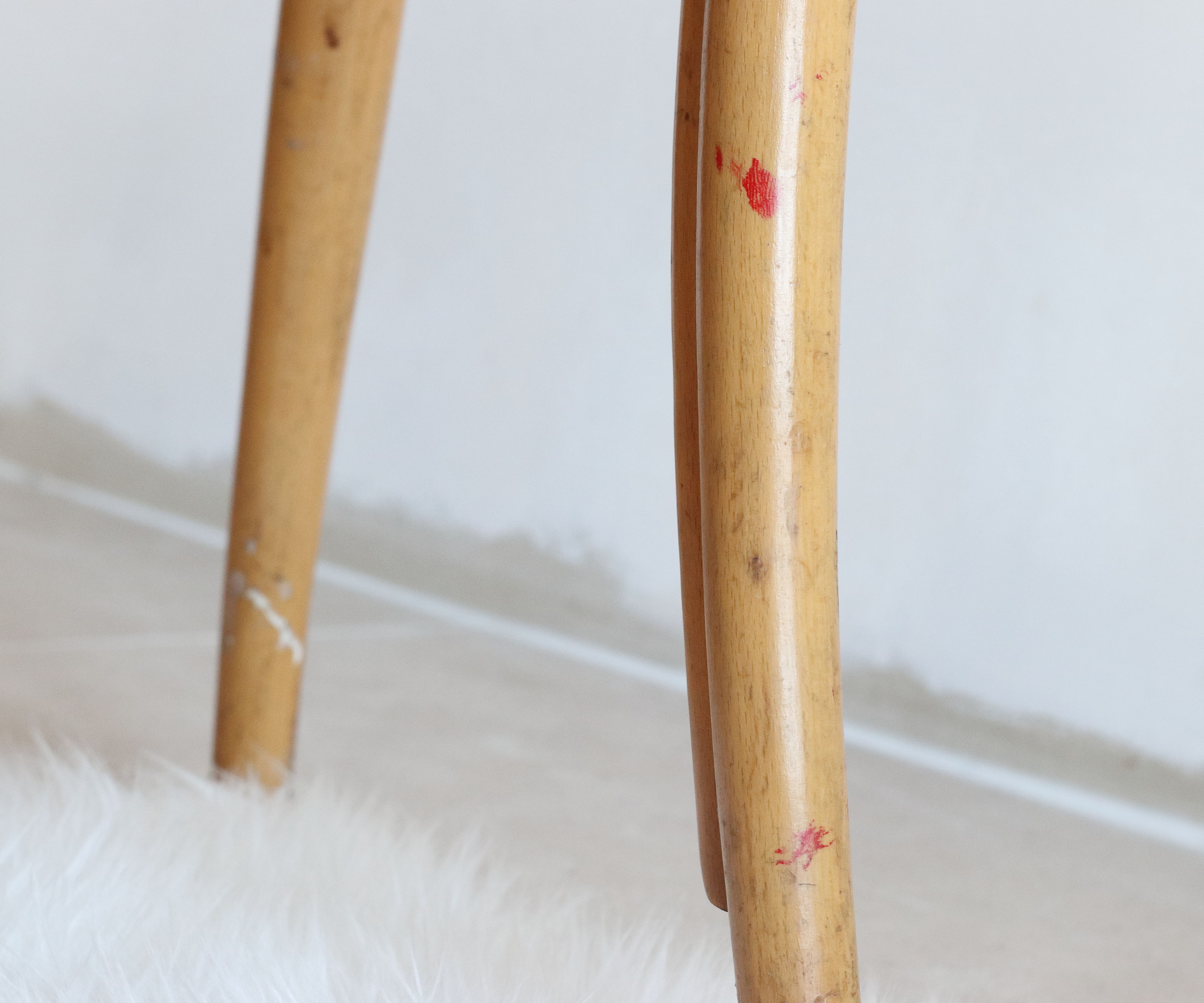 Chaise bistrot en bois courbé