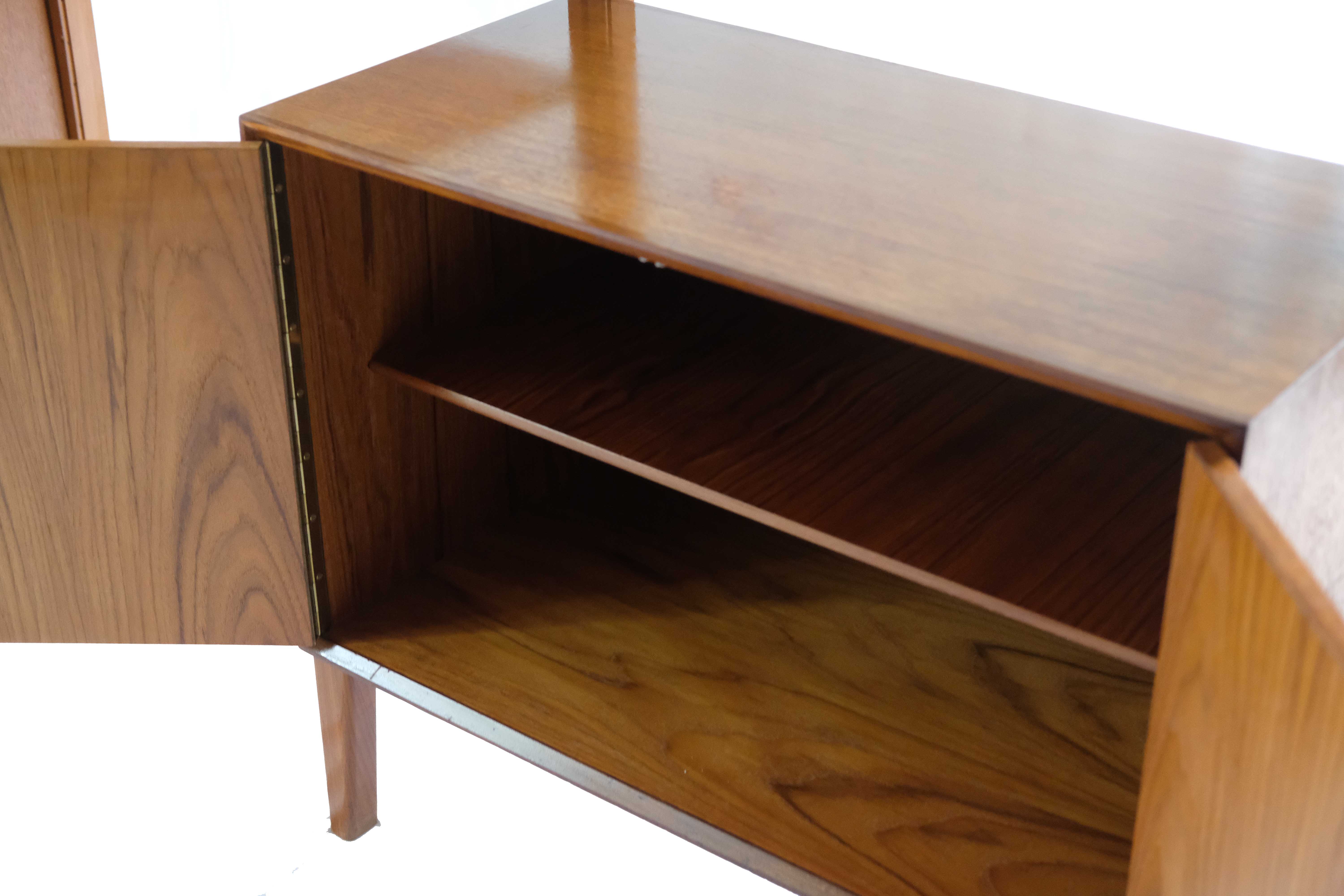 Mid-Century Danish Modern Teak Wall Unit System, 1970's