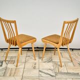 Set of 2 Dining Chairs, 1960s, Czechoslovakia