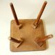 1950s Small wooden side table - plant stand - Vintage