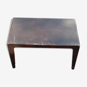 Black one piece plate coffee table