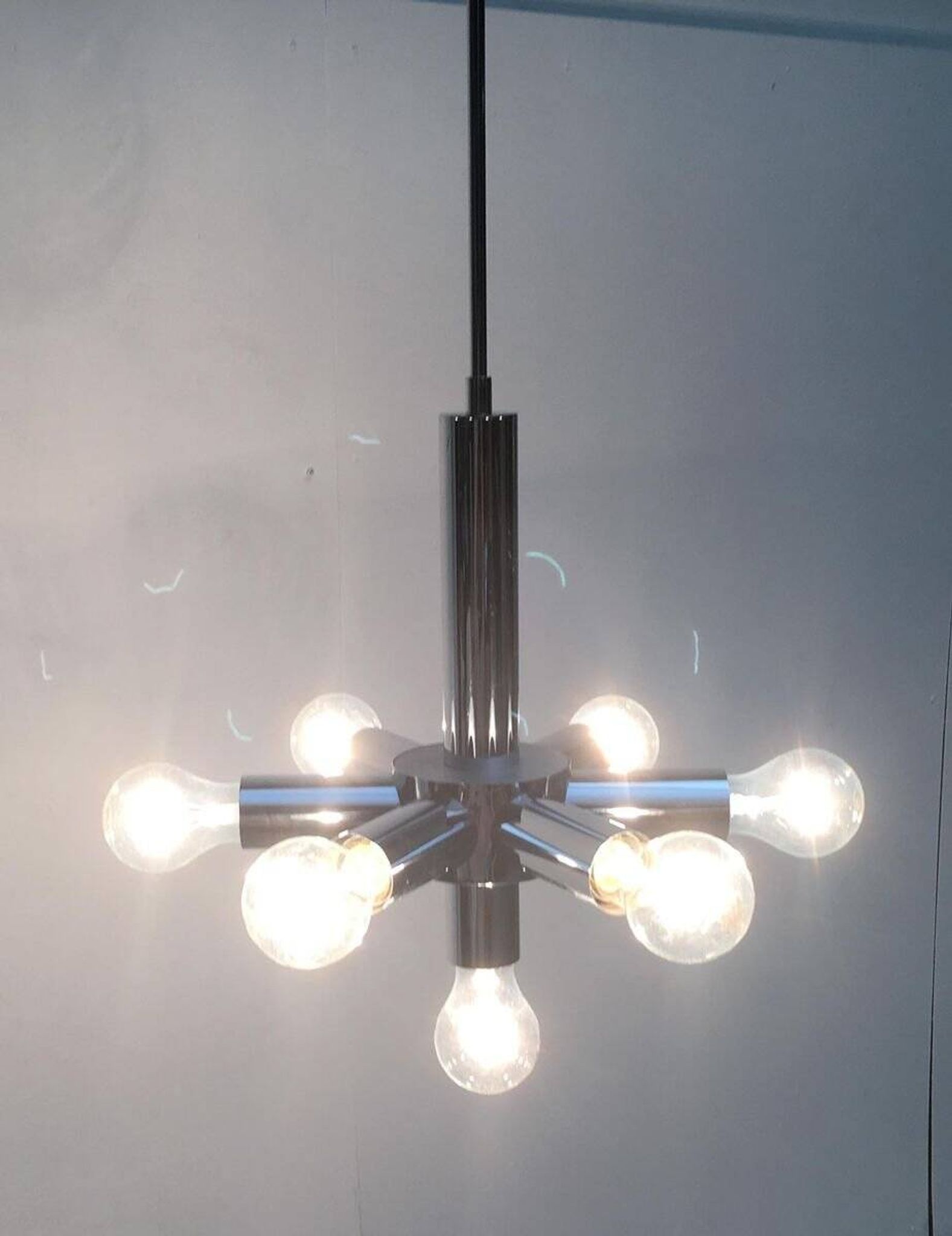 Suspension Chrome Space Age Mid-Century