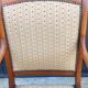 Old office chair with a stick
