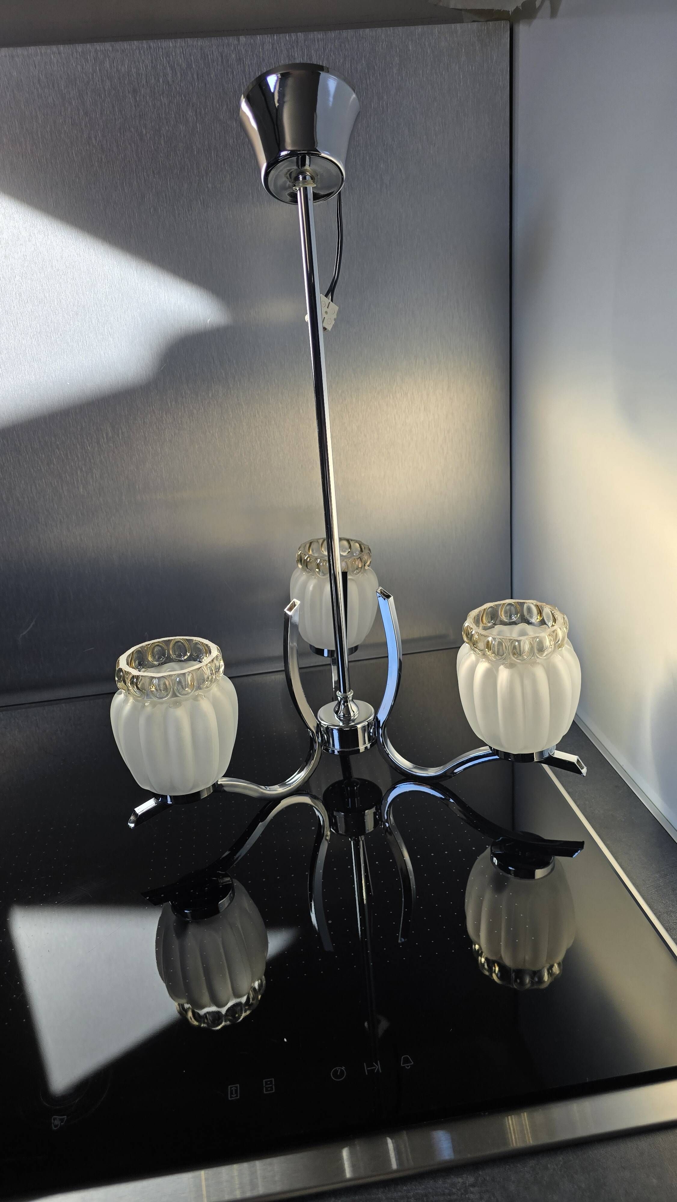 Vintage Space Age Lustre 3 branches - Delmas Montauban (1970s)