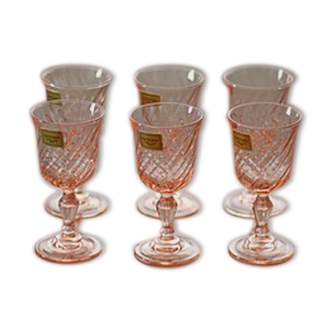 Set of 6 Rosaline glasses