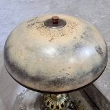 Vintage Art Deco Table Lamp – Copper, Brass & Bakelite – Mushroom Shade – 1920s