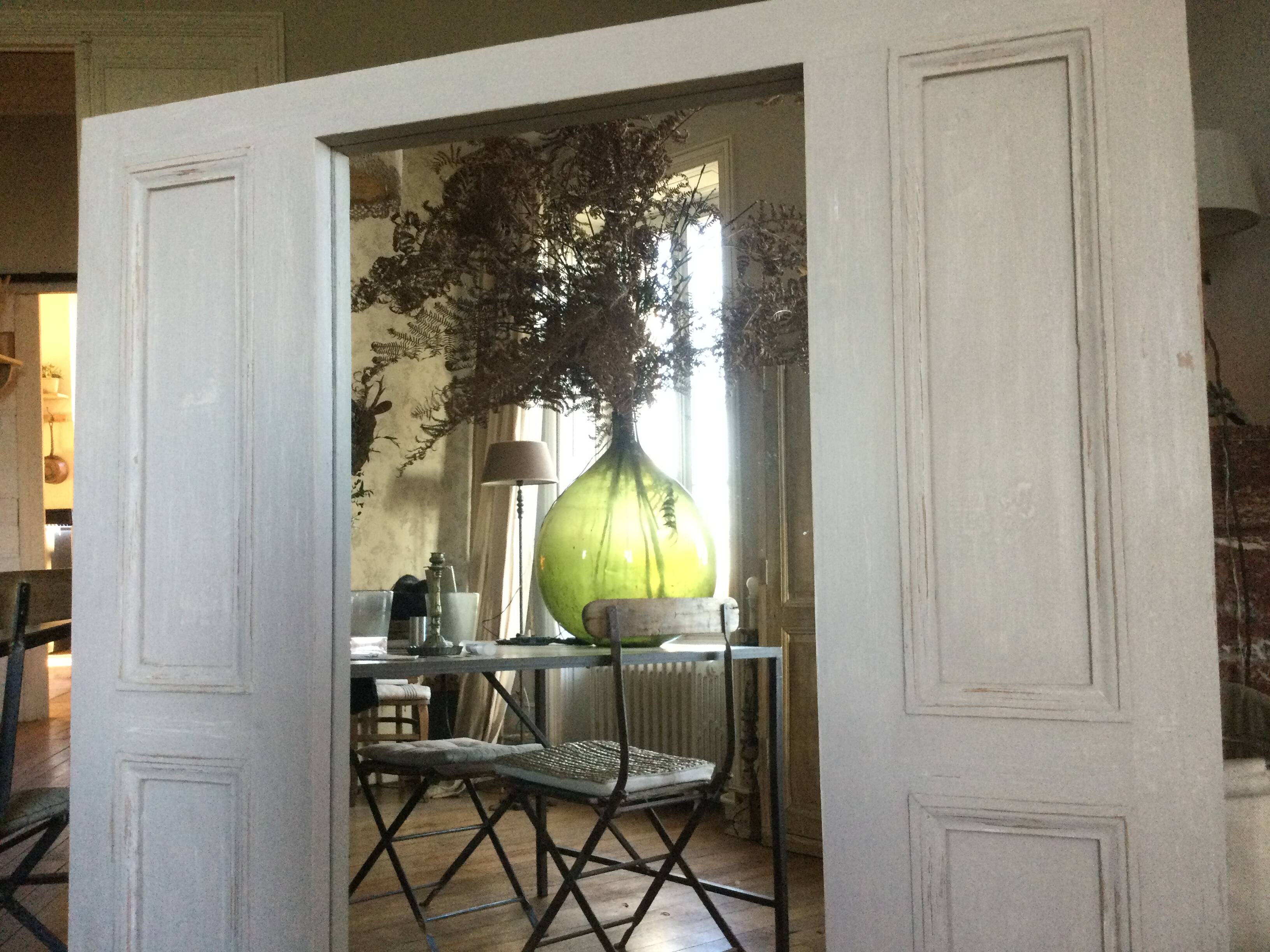 Large antique mirror