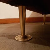 Pair of vintage mustard velvet chairs