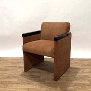 Paire de fauteuils années 80 retapissés