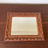 Miroir classique rectangulaire en bois sculpté