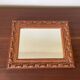 Miroir classique rectangulaire en bois sculpté