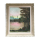 Pink lake painting
