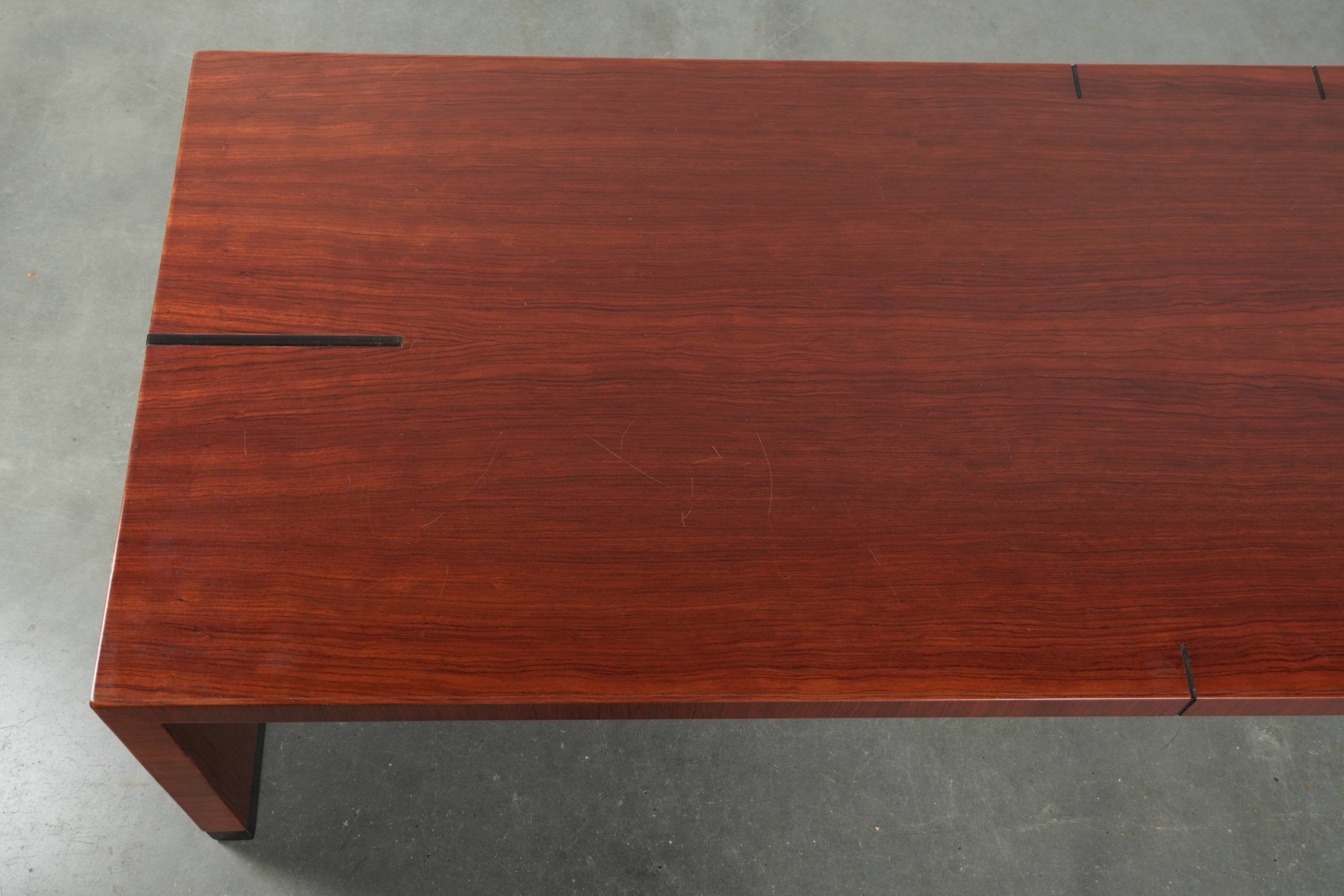 Large and unique rectangular Art Deco design coffee table