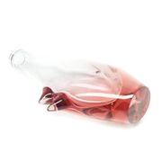 Mid-century modern vase, glass, Czechoslovakia, 1950s