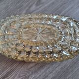 Glass ceiling lamp 60s