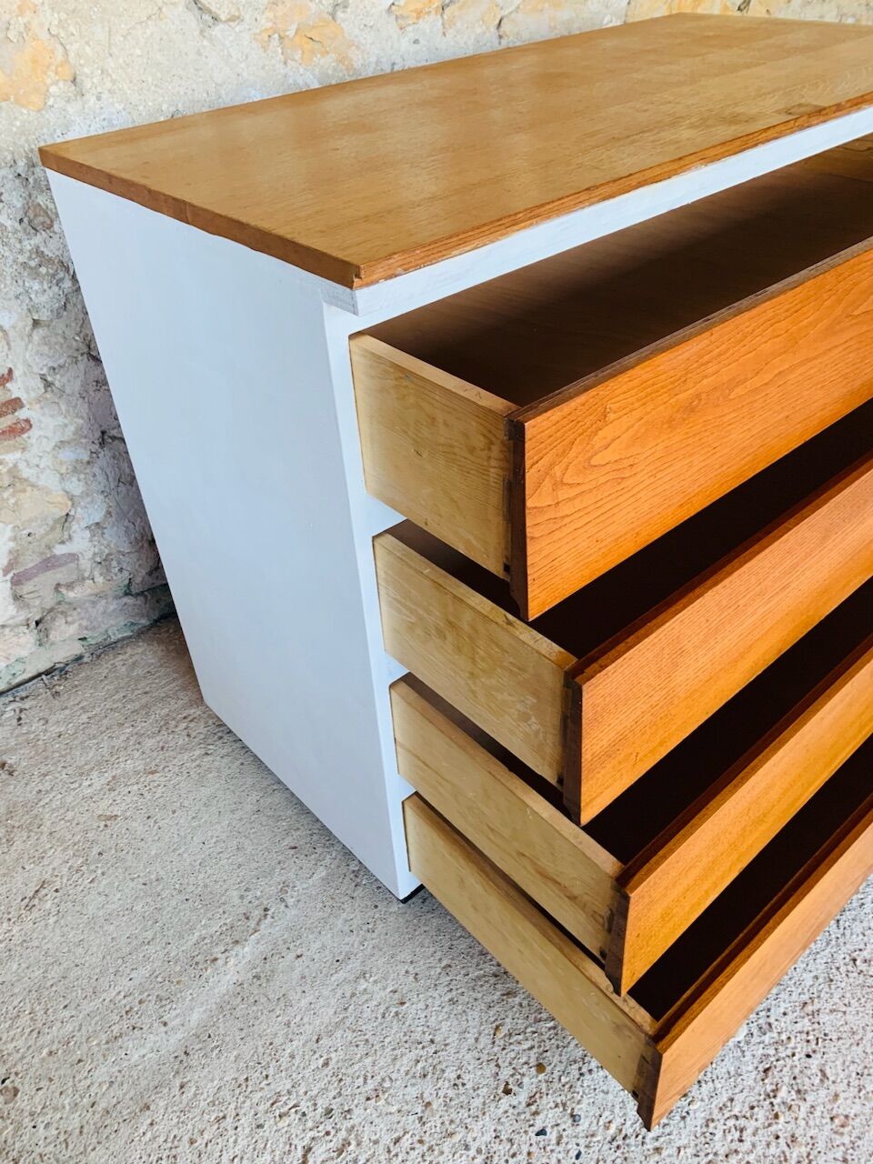 Vintage drawer loom cabinet, Circa 50's/60's