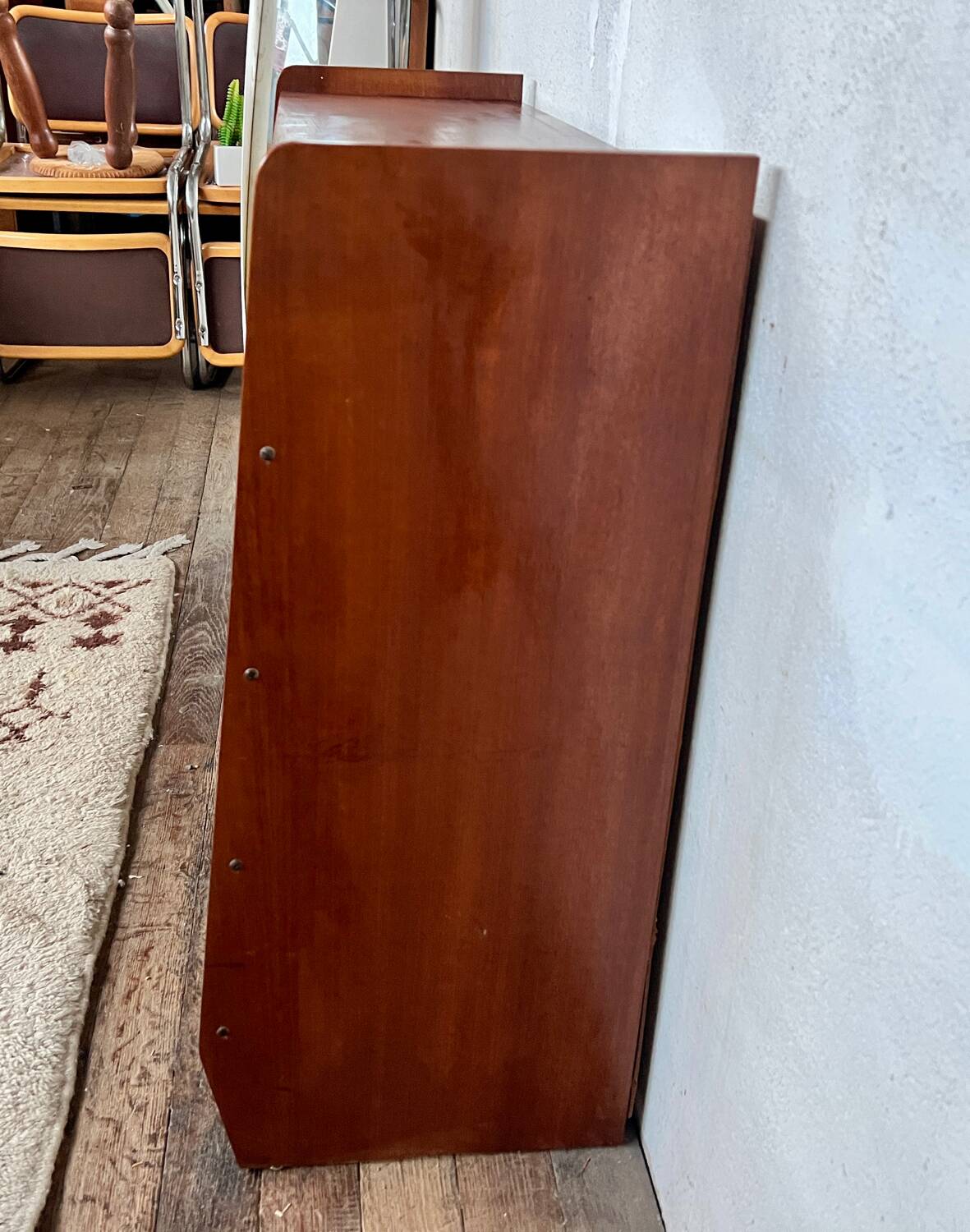 Vintage shoe cabinet