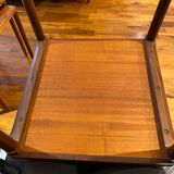 Danish rosewood nesting tables Delft insert