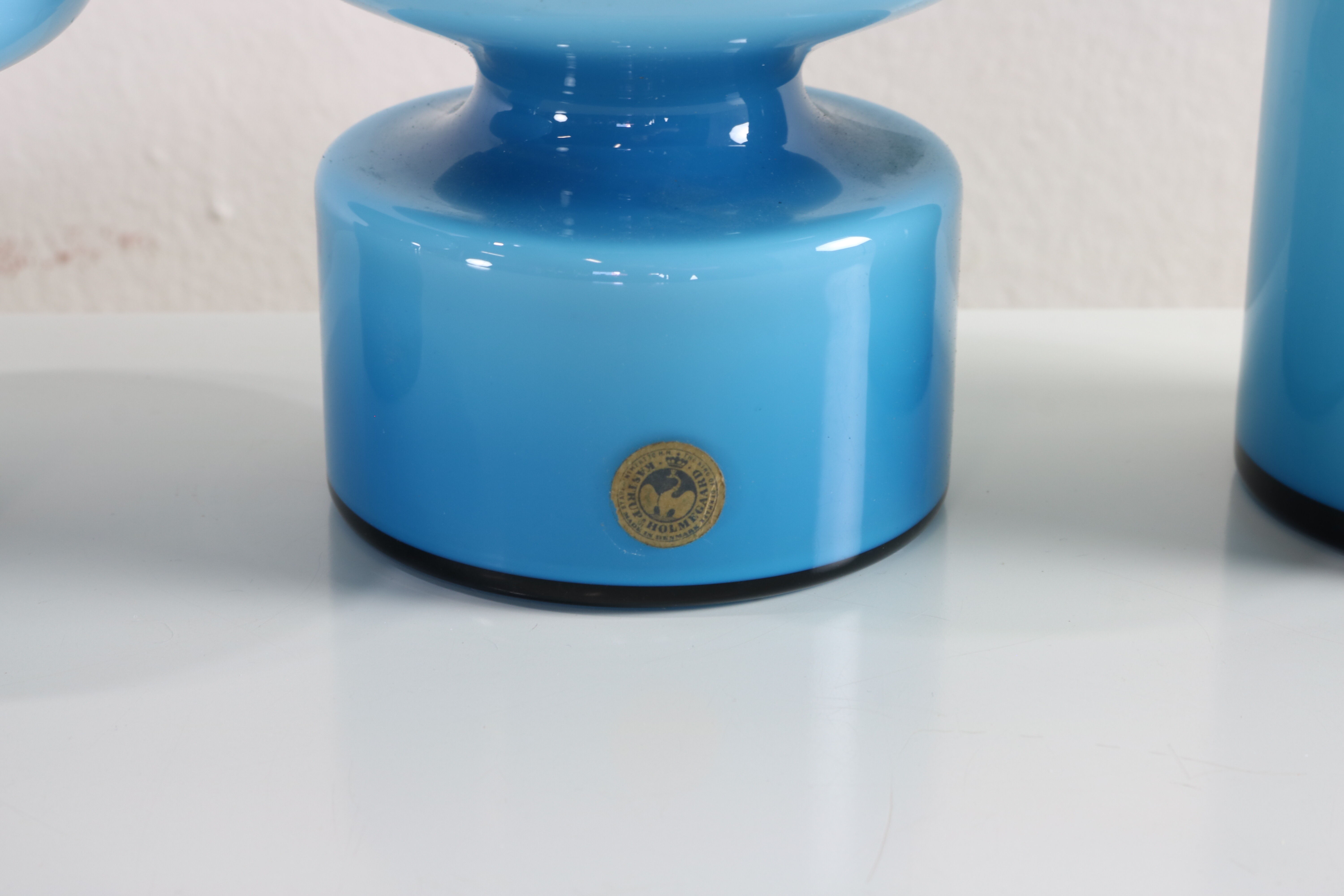 Set of Holmegaard vases