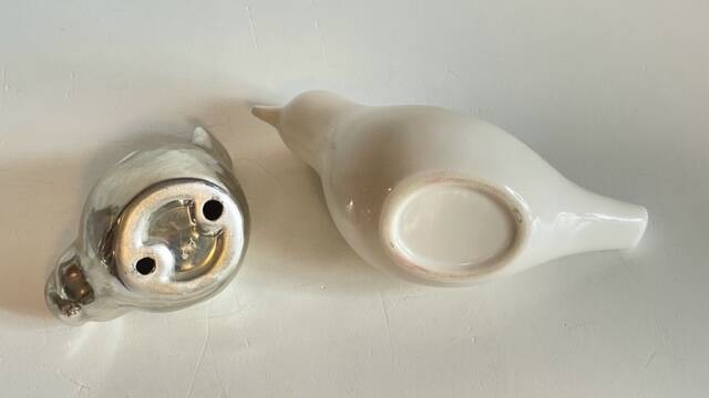 Pair of ceramic birds from the 90s