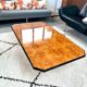 Roche Bobois elm burl coffee table, 1980