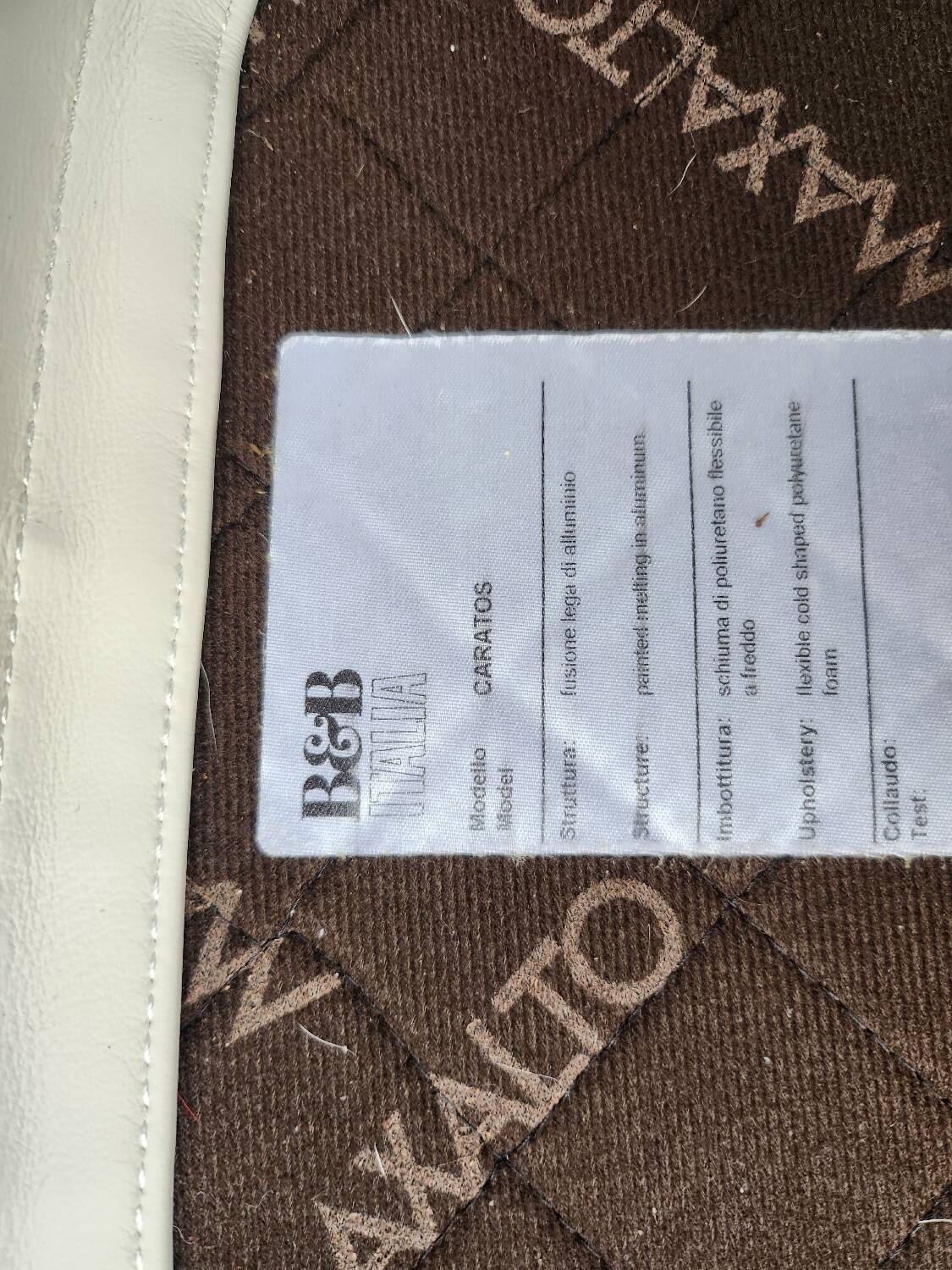 B&B italia Maxalto - (3) Caratos low armchair by Antonio Citterio