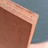 Oval table in cherry and zebrano