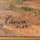 Peinture impressionniste de villas et de jardin