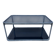 Chrome and smoked glass coffee table from the 1970s.